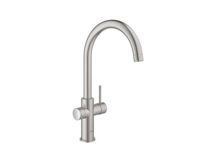 Grohe Küchenarmatur Küchenarmatur Red Duo C-Auslauf, Boiler L, supersteel von Grohe