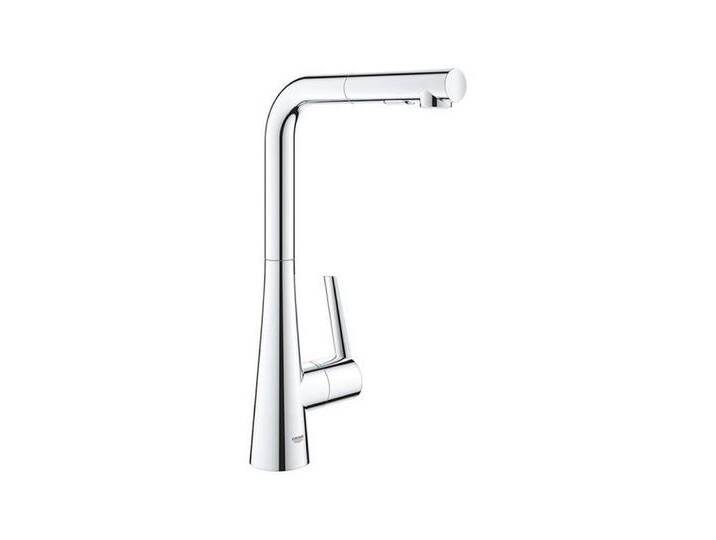 Grohe Küchenarmatur Küchenarmatur Zedra, L-Auslauf Dualbrause, chrom von Grohe