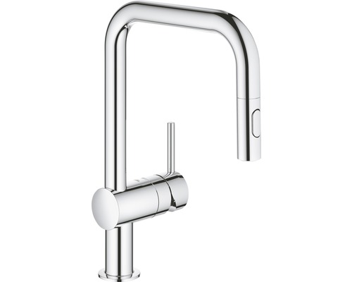 Grohe Küchenarmatur Mit Handbrause Minta Küche Wasser Armatur Hand Brause Chrom B-Ware von Grohe