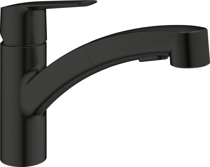 Grohe Quickfix Küchenarmatur START schwarz matt mit Handbrause von Grohe Quickfix