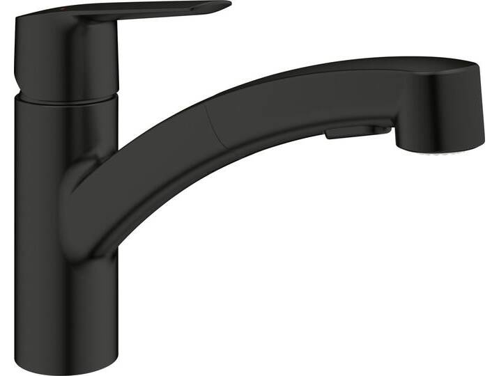 Grohe Quickfix Küchenarmatur START schwarz matt mit Handbrause Grohe Quickfix Küchenarmatur START schwarz matt mit Handbrause von Grohe
