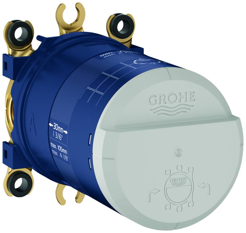 Grohe Rainshower Unterputz-Einbaukörper, DN 15, für Kopfbrauseset, GROHE EcoJoy Durchflusskonstanthalter, 26484000 von Grohe