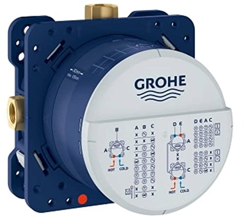 GROHE Rapido SmartBox | UP-Rohinstallation - Unterputz-Einbaukörper | 3 Abgänge 1/2 Zoll | 35600000,Blue von Grohe