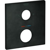 Grohe Rosette 49102 eckig für THM-FMS hard graphite gebürstet von Grohe