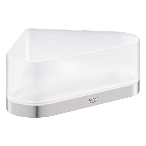GROHE Selection | Accessoires - Eck-Duschablage mit Halterung | supersteel | 41038DC0 von GROHE