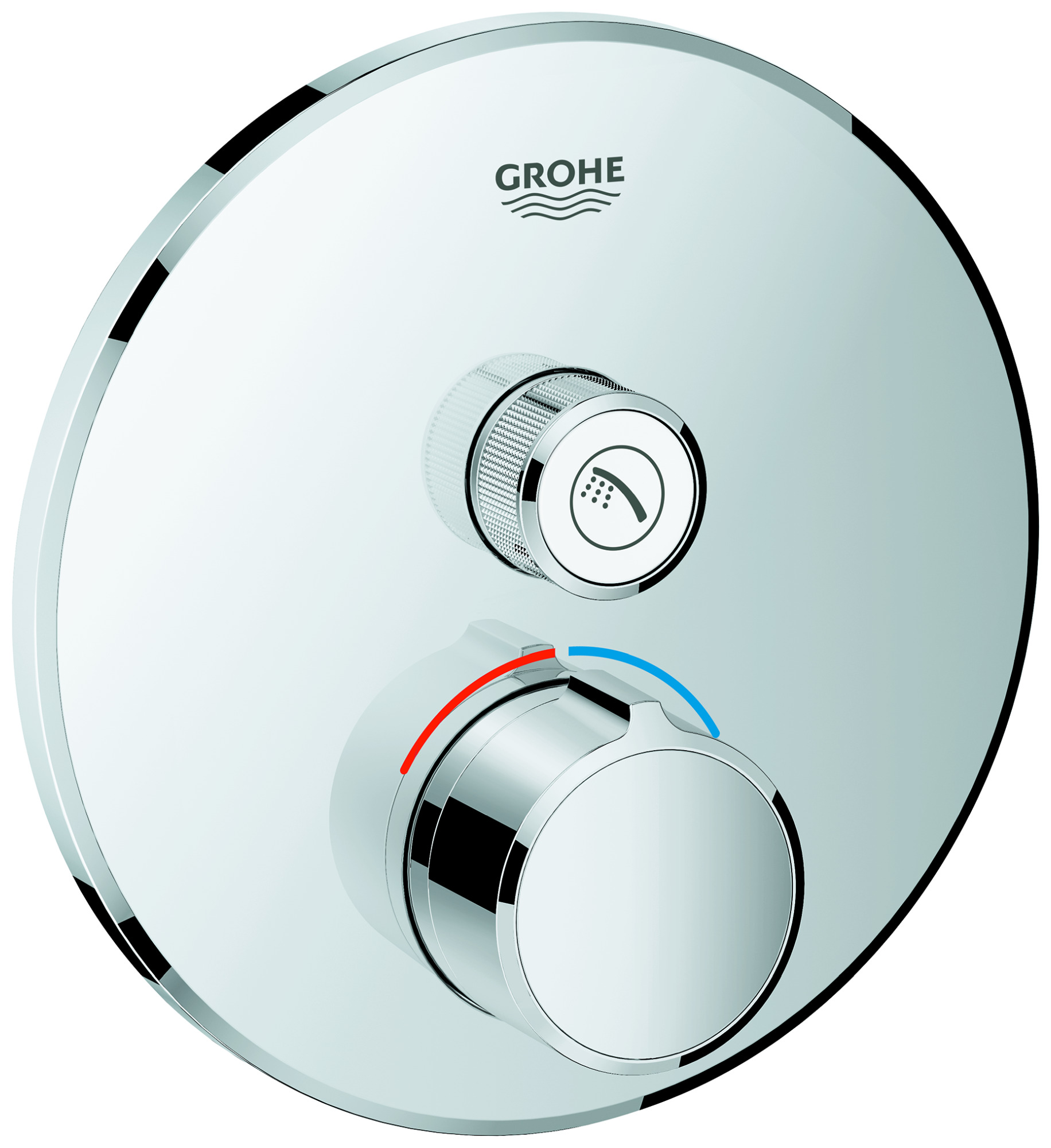 Grohe SmartControl Unterputzmischer, ein Absperrventil, runde Rosette, 1 Verbraucher, chrom, 29144000 Grohe SmartControl Unterputzmischer, ein Absperrventil, runde Rosette, 1 Verbraucher, chrom, 29144000 von Grohe
