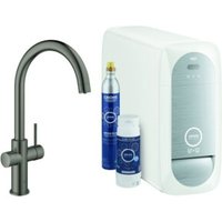 Grohe Spültisch-Einhebelmischer Blue Home hd graph. geb., C-Auslauf-Starter Kit von Grohe