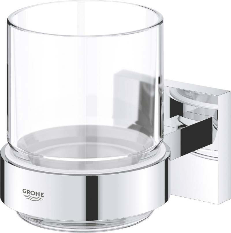 Grohe Start Cube Glas mit Halter chrom von Grohe