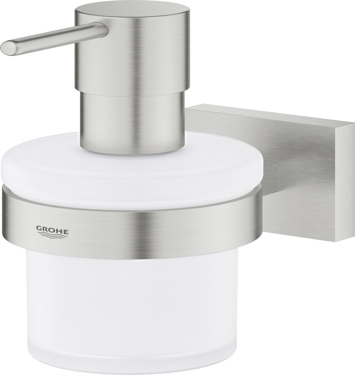 Grohe Start Cube Seifenspender mit Halter supersteel von Grohe