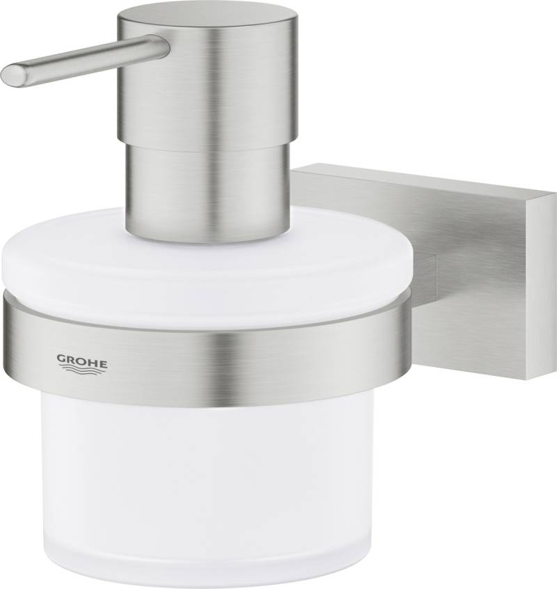 Grohe Start Cube Seifenspender mit Halter supersteel von Grohe