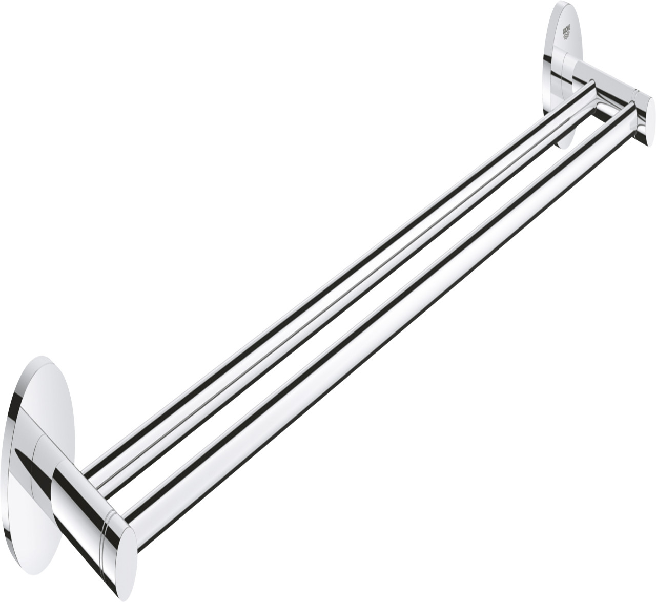 Grohe Start Doppel-Badetuchhalter chrom mit langlebiger Oberfläche Grohe Start Doppel-Badetuchhalter chrom mit langlebiger Oberfläche von Grohe