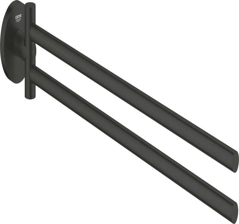 Grohe Start Handtuchhalter matt black schwenkbar von Grohe