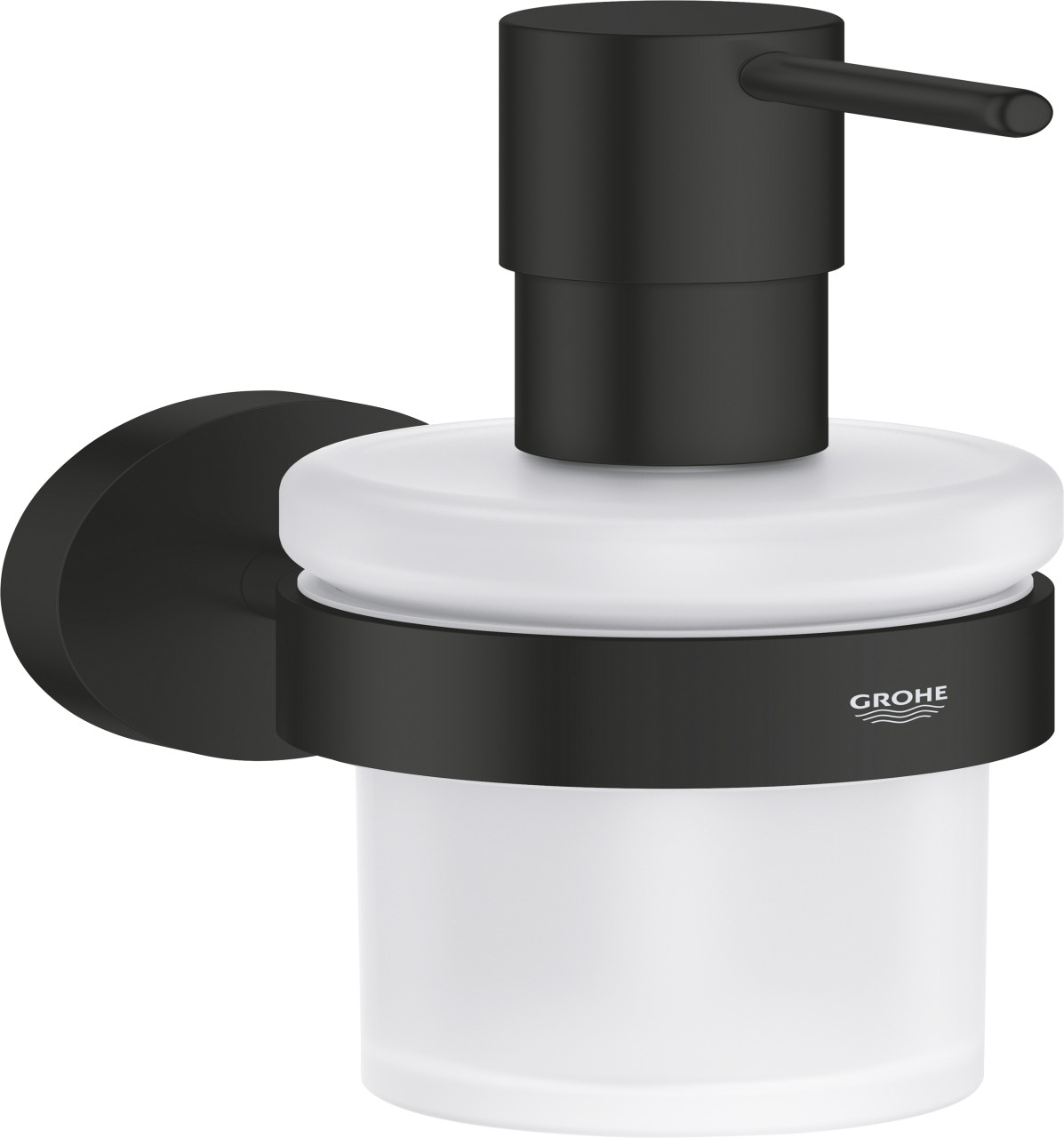 Grohe Start Seifenspender mit Halter matt black Grohe Start Seifenspender mit Halter matt black von Grohe