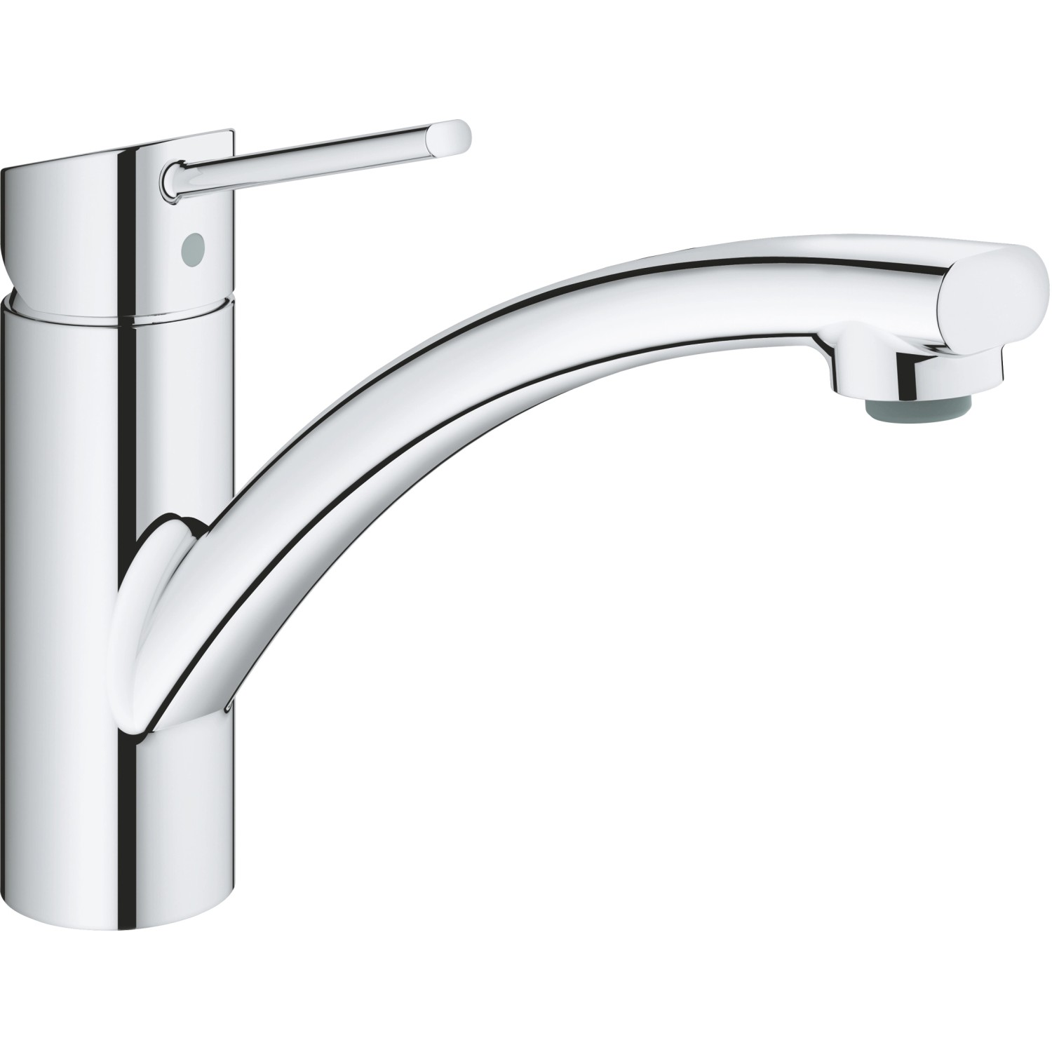 Grohe QuickFix  Einhand-Küchenarmatur Swift DN 15 Niedrig Schwenkbereich Chrom von Grohe QuickFix