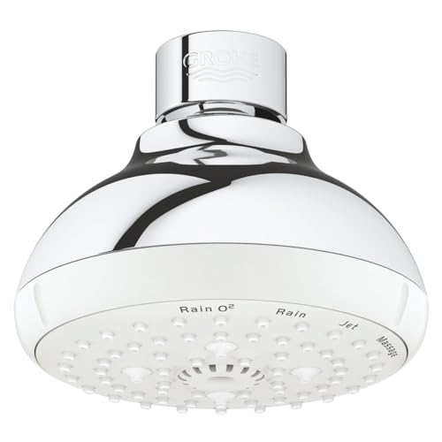 GROHE Tempesta 100 | Brausen und Duschsysteme - Kopfbrause | 4 Strahlarten, Chrom | 27606001 GROHE Tempesta 100 | Brausen und Duschsysteme - Kopfbrause | 4 Strahlarten, Chrom | 27606001 von Grohe