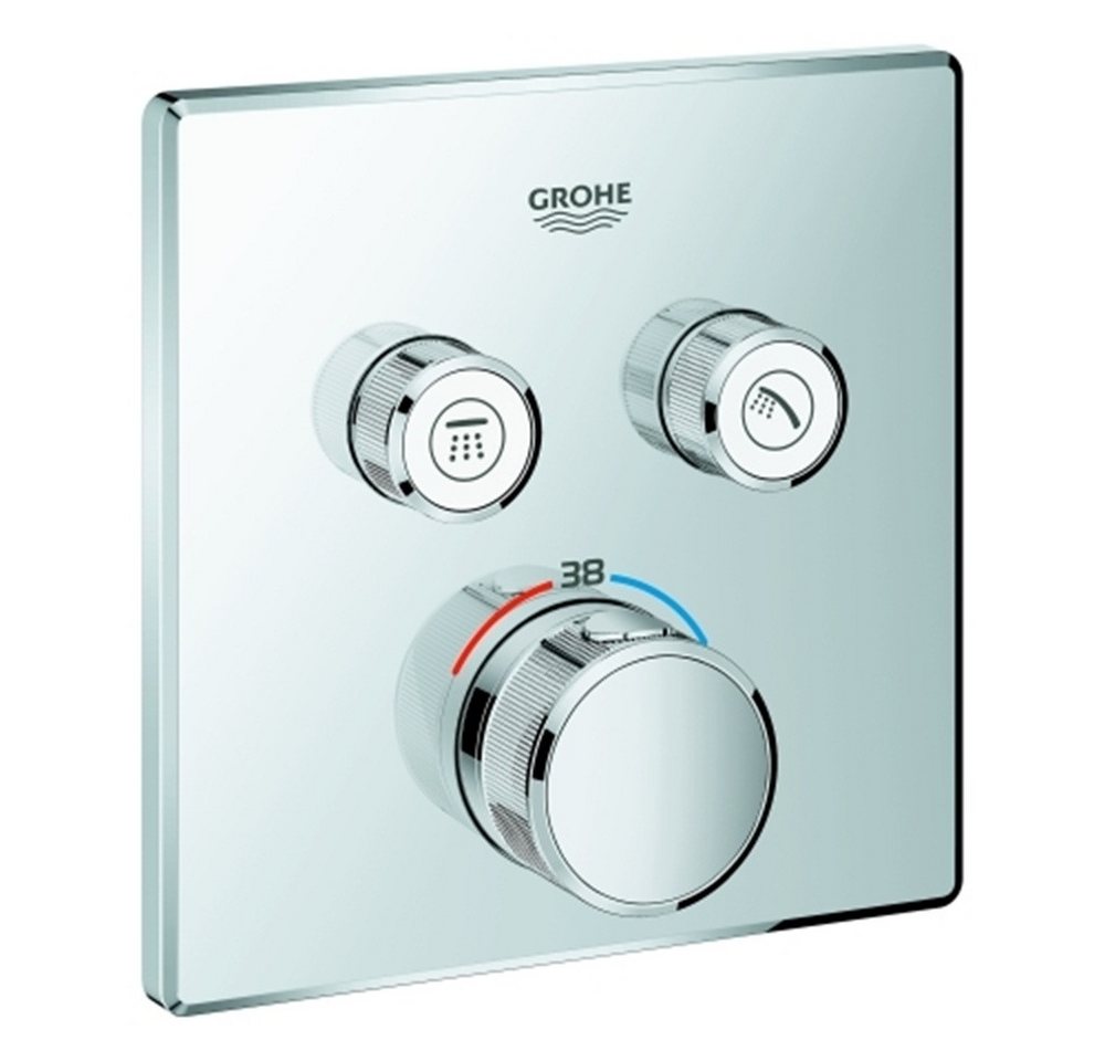 Grohe Thermostatventil GROHE Thermostat GROHTHERM SmartControl FMS 2 Absperrventile chrom Grohe Thermostatventil GROHE Thermostat GROHTHERM SmartControl FMS 2 Absperrventile chrom von Grohe