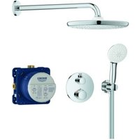 Grohe Unterputz-Duschsystem Grohtherm 34872 mit FMS rund/SmartBox/Kopfb./Brause-Set chrom Grohe Unterputz-Duschsystem Grohtherm 34872 mit FMS rund/SmartBox/Kopfb./Brause-Set chrom von Grohe