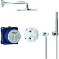 Grohe Unterputz-Duschsystem Grohtherm mit UP-Thermostat, chrom Grohe Unterputz-Duschsystem Grohtherm mit UP-Thermostat, chrom von Grohe