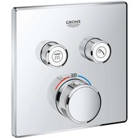 Grohe Grohtherm SmartControl - Thermostatarmatur - Unterputz mit 2 Absperrventilen, verchromt 29124000 Grohe Grohtherm SmartControl - Thermostatarmatur - Unterputz mit 2 Absperrventilen, verchromt 29124000 von Grohe