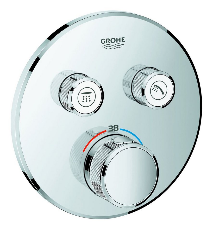 Grohe Unterputzarmatur Grohtherm SmartControl Thermostat mit 2 Absperrventilen Design rund Grohe Unterputzarmatur Grohtherm SmartControl Thermostat mit 2 Absperrventilen Design rund von Grohe