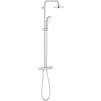 Grohe Vitalio Start System 160 Duschsäule mit Thermostatmischer + Kopfbrause + Handbrause, Chrom (G26832000) von Grohe