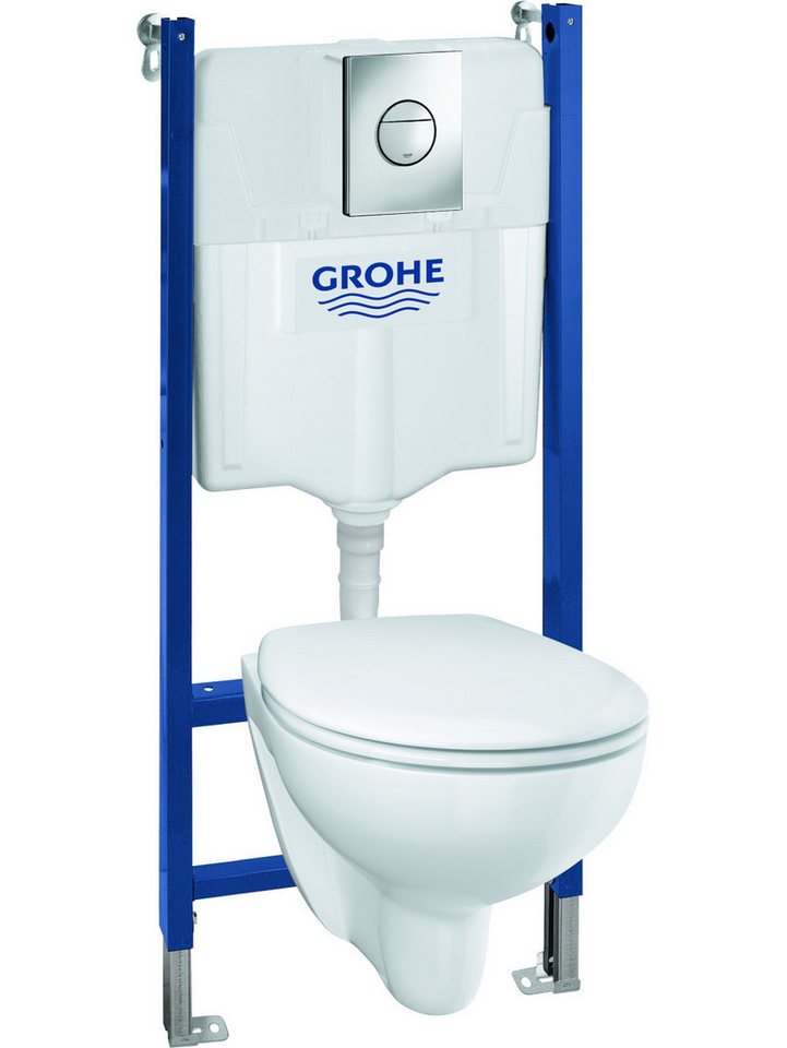 Grohe WC-Komplettset Grohe Wand-WC Komplettset Solido Compact chrom von Grohe