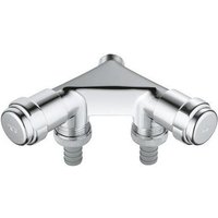 Grohe WAS Doppelventil Einfach DN15 EC41022000 von Grohe