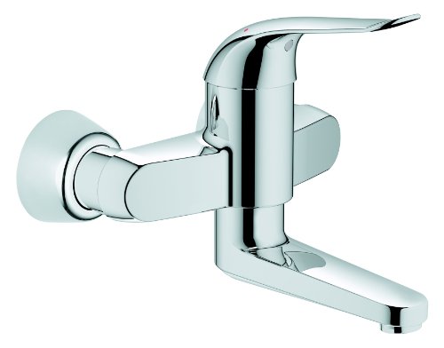 GROHE Euroeco | Waschtisch-Einhebelmischer für Wandmontage | chrom | 32767000 von Grohe