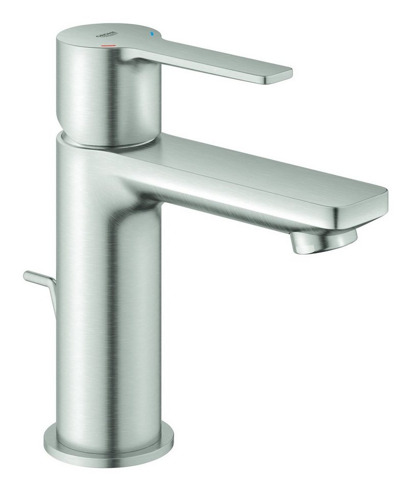 Grohe Waschtischarmatur Lineare Einhand-Waschtischbatterie mit Zugstangen-Ablaufgarnitur XS-Size von Grohe