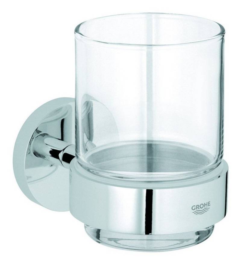 Grohe Zahnputzbecher Essentials, Mit Halter von Grohe