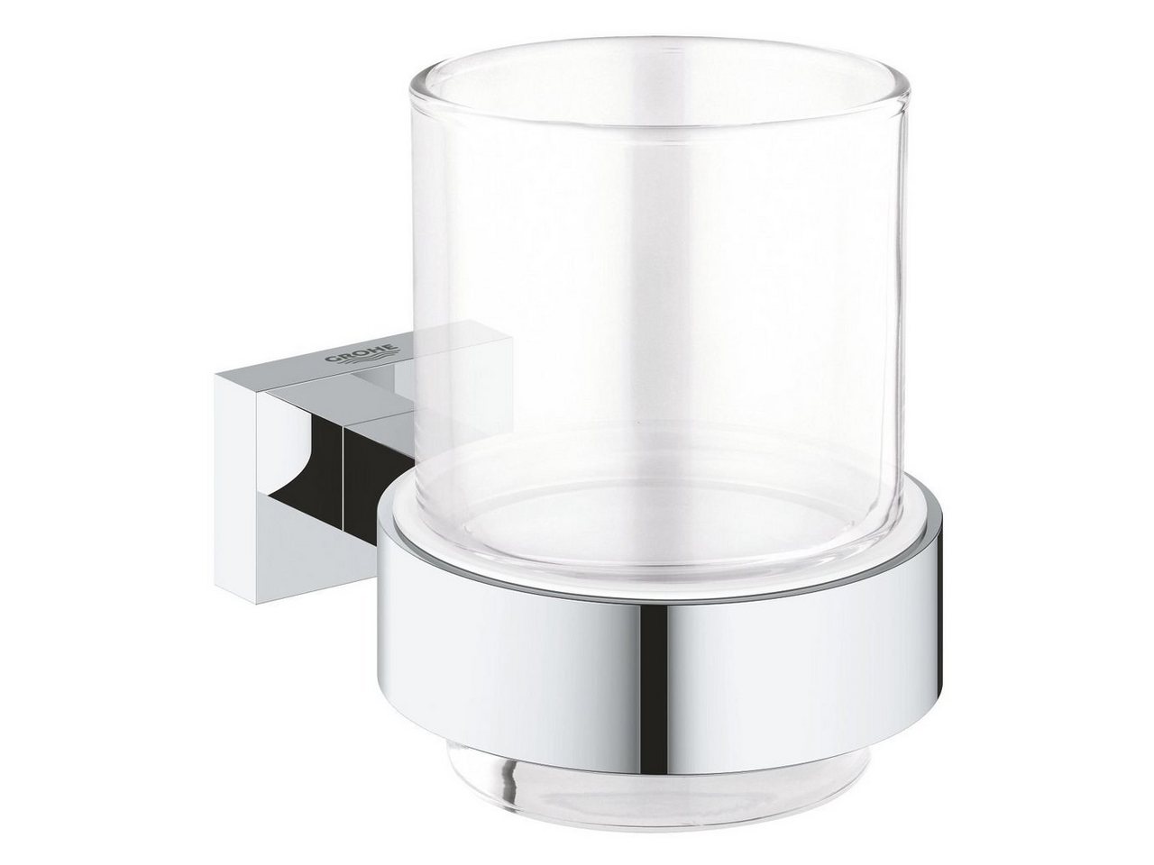 Grohe Zahnputzbecher Grohe Zahnputzbecher Essentials Cube chrom von Grohe