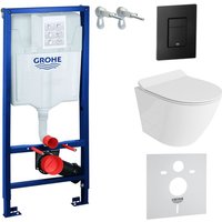 Wc Set mit Vorwandelement, Wand-WC und Spülknopf - Grohe Wc Set mit Vorwandelement, Wand-WC und Spülknopf - Grohe von Domino