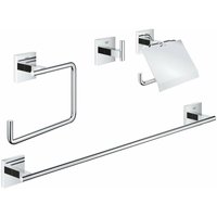 QuickFix Start Cube - Bad-Accessoires-Set 4 in 1, verchromt 41115000 - Grohe von Grohe