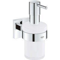 QuickFix Start Cube - Seifenspender mit Halter, Glas/verchromt 41098000 - Grohe von Grohe