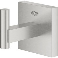 QuickFix - Start Cube - Wandhaken - Supersteel-Finish 40961DC0 (zum Anschrauben oder Ankleben) - Grohe von Grohe