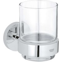 QuickFix Start - Zahnputzbecher mit Halter, Glas/Chrom 41194000 - Grohe von Grohe