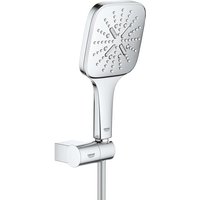 Rainshower Smartactive 130 Cube Handbrause mit Wandhalterung + Schlauch 1,5m, Chrom (26588000) - Grohe Rainshower Smartactive 130 Cube Handbrause mit Wandhalterung + Schlauch 1,5m, Chrom (26588000) - Grohe von Grohe