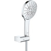 Grohe - Rainshower SmartActive - Wandhalterset 130 9,5 l/Min, 3 Strahlarten, Handbrausehalter und Brauseschlauch, Chrom 26580000 von Grohe