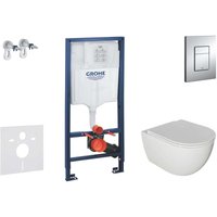 Rapid sl Rapid sl Vorwandinstallationsset, wc Oudee mit WC-Sitz SoftClose, Betätigungsplatte Skate Cosmopolitan, verchromt SANI11BA1104 - Grohe Rapid sl Rapid sl Vorwandinstallationsset, wc Oudee mit WC-Sitz SoftClose, Betätigungsplatte Skate Cosmopolitan, verchromt SANI11BA1104 - Grohe von Grohe