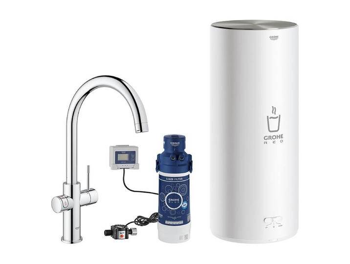 Spültischmischer Grohe Red Duo, C-Auslauf, chrom mit Boiler L und Filter S-Size Starter Set - 30079001 Spültischmischer Grohe Red Duo, C-Auslauf, chrom mit Boiler L und Filter S-Size Starter Set - 30079001 von Grohe