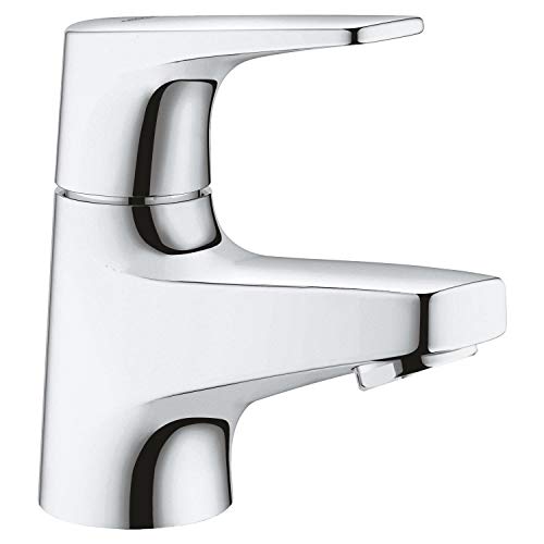 GROHE Start Flow - Standventil für Waschtisch (wassersparend, XS- Size, Einlochmontage), chrom, 20577000, Silber von Grohe