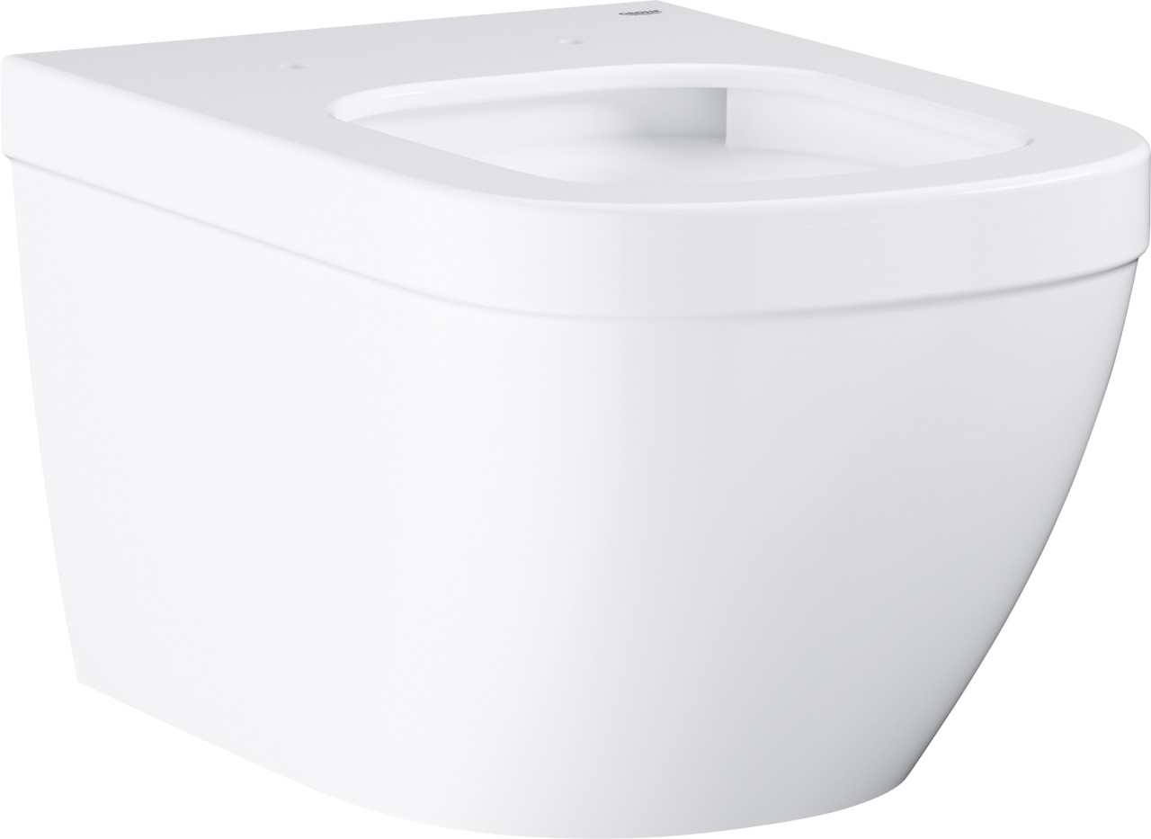 Wand-Tiefspül-WC Euro ohne WC-Sitz weiß, spülrandlos von Grohe