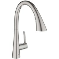 Zedra Spültischmischer 32294DC2 supersteel, herausziehbare Brause - Grohe von Grohe