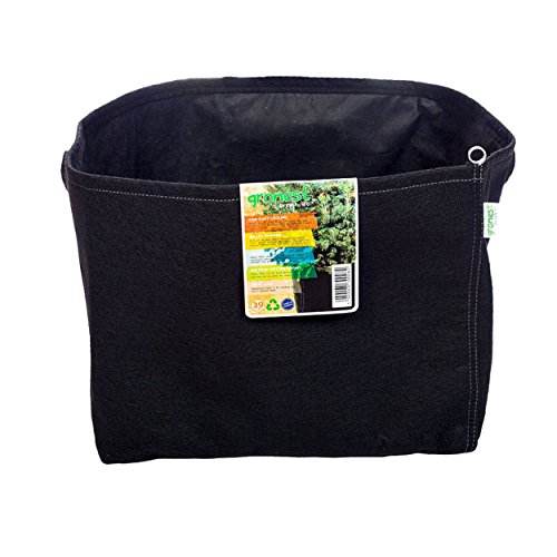 Gronest Textil-Blumentopf 39 Liter schwarz von Gronest