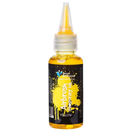 GROOM PROFESSIONAL Creative Airbrush Temporäre Tinte, 30 ml, Gelb GROOM PROFESSIONAL Creative Airbrush Temporäre Tinte, 30 ml, Gelb von GROOM PROFESSIONAL