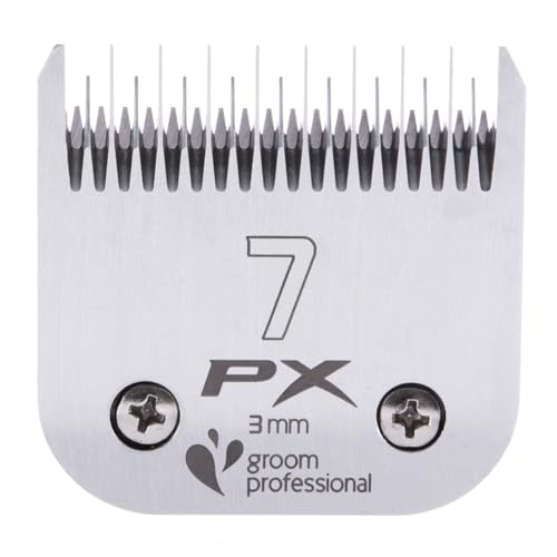 GROOM PROFESSIONAL Pro X Scherkopf für Hundepflege - Abnehmbare Scherkopf - Gehärteter Stahl - Hervorragende Verschleißfestigkeit und hervorragende Schnittleistung - Ersatzklinge - 7 GROOM PROFESSIONAL Pro X Scherkopf für Hundepflege - Abnehmbare Scherkopf - Gehärteter Stahl - Hervorragende Verschleißfestigkeit und hervorragende Schnittleistung - Ersatzklinge - 7 von GROOM PROFESSIONAL