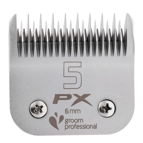 GROOM PROFESSIONAL Pro X Scherkopf für Hundepflege - Abnehmbare Scherkopf - Gehärteter Stahl - Hervorragende Verschleißfestigkeit und hervorragende Schnittleistung - Ersatzklinge - 5 von GROOM PROFESSIONAL