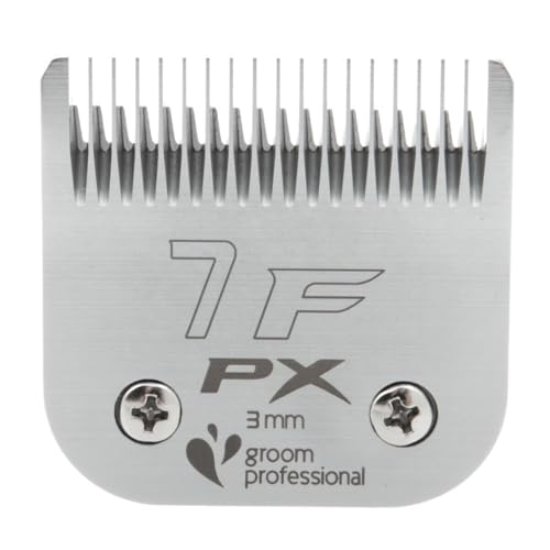 GROOM PROFESSIONAL Pro X Scherkopf für Hundepflege - Abnehmbare Scherkopf - Gehärteter Stahl - Hervorragende Verschleißfestigkeit und hervorragende Schnittleistung - Ersatzklinge - 7F von GROOM PROFESSIONAL
