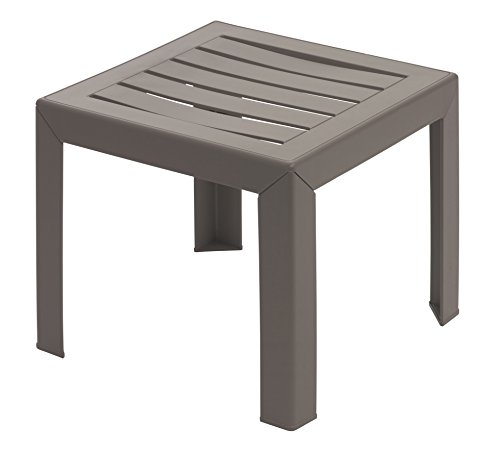 Grosfillex Beistelltisch, Miami, taupe, 40 x 40 x 25 cm, 53001181 von Grosfillex