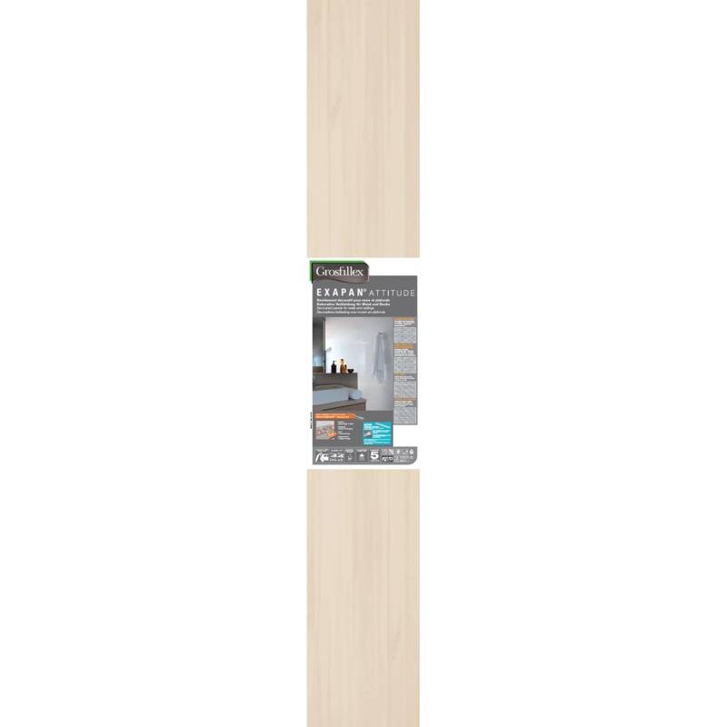 Grosfillex Paneel Element Compact Wood Holznachbildung Beige 120 x 37,5 cm von Grosfillex